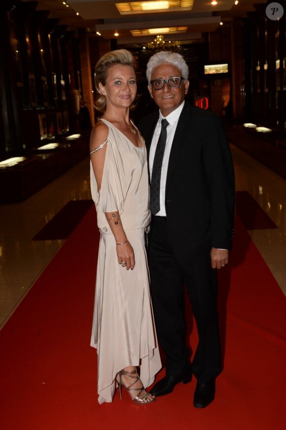Semi-exclusif - Patrick Partouche et sa femme - Soirée de la fondation Positive Planet au Palm Beach lors du 70ème festival de Cannes le 24 mai 2017. © Rachid Bellak/Bestimage