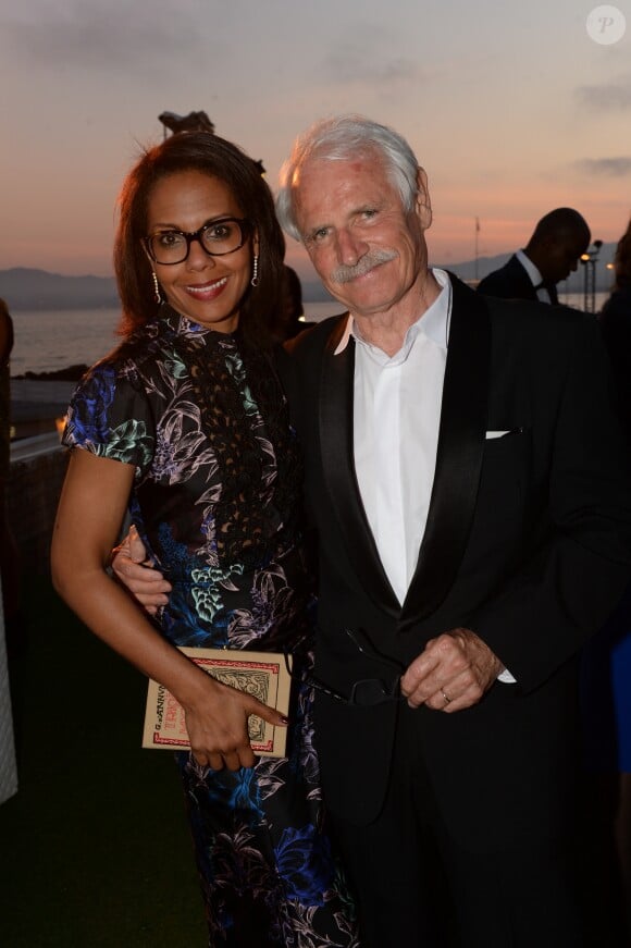 Semi-exclusif - Audrey Pulvar, Yann Arthus Bertrand - Soirée de la fondation Positive Planet au Palm Beach lors du 70ème festival de Cannes le 24 mai 2017. © Rachid Bellak/Bestimage
