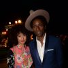 Semi-exclusif - Keziah Jones et sa compagne - Soirée de la fondation Positive Planet au Palm Beach lors du 70ème festival de Cannes le 24 mai 2017. © Rachid Bellak/Bestimage