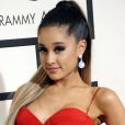Ariana Grande à La 58ème soirée annuelle des Grammy Awards au Staples Center à Los Angeles, le 15 février 2016.