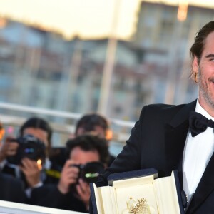 Joaquin Phoenix (Prix d'Interprétation masculine pour le film « You Were Never Really Here ») - Photocall de la remise des palmes du 70ème Festival International du Film de Cannes. Le 28 mai 2017. © Giancarlo Gorassini/Bestimage  Award Winners Photocall during the the 70th Cannes International Film festival. On may 28 201728/05/2017 - Cannes