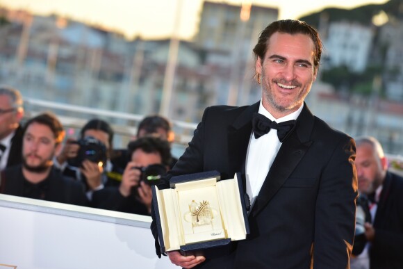 Joaquin Phoenix (Prix d'Interprétation masculine pour le film « You Were Never Really Here ») - Photocall de la remise des palmes du 70ème Festival International du Film de Cannes. Le 28 mai 2017. © Giancarlo Gorassini/Bestimage  Award Winners Photocall during the the 70th Cannes International Film festival. On may 28 201728/05/2017 - Cannes