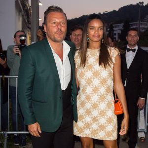 Jean-Roch et Anais Monory au restaurant Tetou à Cannes, le 24 mai 2017.