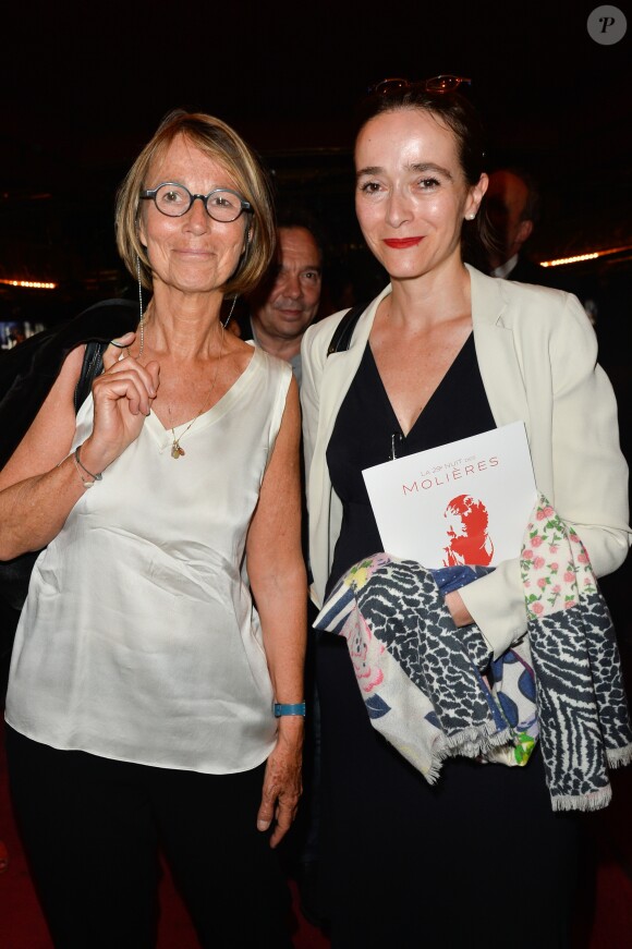 Françoise Nyssen et Delphine Ernotte - 29ème cérémonie des Molières 2017 aux Folies Bergère à Paris le 29 mai 2017. © Coadic Guirec/Bestimage