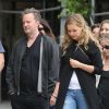 Matthew Perry et une jolie blonde dans les rues de Soho, New York le 28 mai 2017