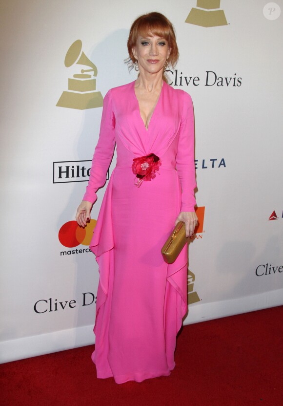 Kathy Griffin au gala Pre-Grammy à l'hôtel The Beverly Hilton à Beverly Hills, le 11 février 2017
