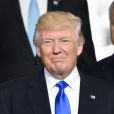 Donald Trump, président américain - Sommet de l'Otan à Bruxelles le 25 mai 2017