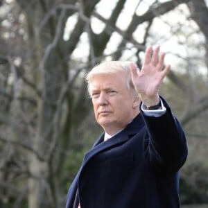 Donald Trump quitte la Maison Blanche en Marine One à Washington, The District, Etats-Unis, le 2 mars 2017. © Christy Bowe/Globe Photos/Zuma Press/Bestimage