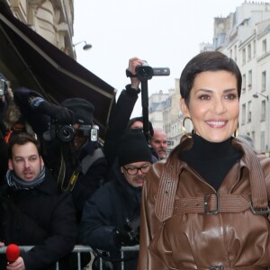 Cristina Cordula arrivant au défilé de mode Haute-Couture printemps-été 2017 "Jean-Paul Gaultier" à Paris le 25 janvier 2017. © CVS-Veeren/Bestimage