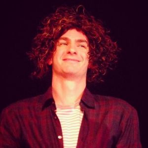 Andrew Garfield lors du show RuPaul's Drag Race : Werq The World Tour, à Londres, le 30 mai 2017