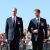 Le prince William, duc de Cambridge, et le Prince Harry lors des commémorations des 100 ans de la bataille de Vimy au Mémorial national du Canada, à Vimy, le 9 avril 2017. © Aurore Marechal/Pool/Bestimage