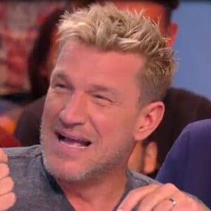 Benjamin Castaldi raconte sa première fois sur le plateau de Touche pas à mon poste, sur C8, le 1er juin 2017.