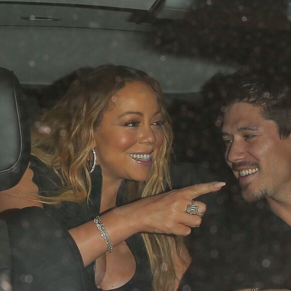 Mariah Carey et son compagnon Bryan Tanaka ont dîné au restaurant Mastro's Steakhouse à Beverly Hills le 2 juin 2017.