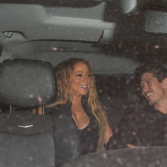 Mariah Carey et son compagnon Bryan Tanaka ont dîné au restaurant Mastro's Steakhouse à Beverly Hills le 2 juin 2017.