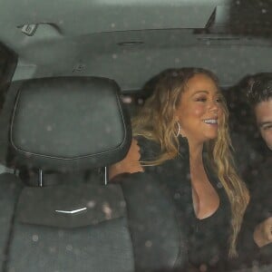 Mariah Carey et son compagnon Bryan Tanaka ont dîné au restaurant Mastro's Steakhouse à Beverly Hills le 2 juin 2017.