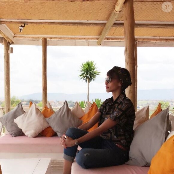 Sonia Rolland lors d'un voyage sur ses terres natales, au Rwanda. Instagram, le 2 avril 2017.