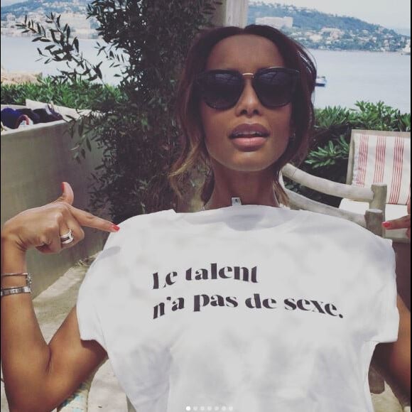 Sonia Rolland, engagée, fait passer un message sur Instagram le 22 mai 2017.