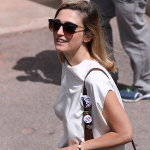 Julie Gayet au village lors des internationaux de tennis de Roland Garros à Paris le 5 juin 2017. © Cyril Moreau / Dominique Jacovides / Bestimage