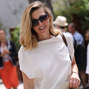 Julie Gayet au village lors des internationaux de tennis de Roland Garros à Paris le 5 juin 2017. © Cyril Moreau / Dominique Jacovides / Bestimage