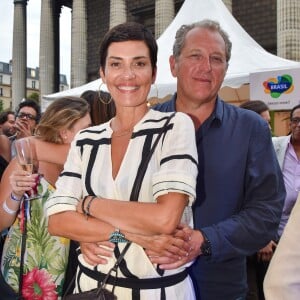 Exclusif - Cristina Cordula et son compagnon Frédéric Cassin lors de la 15ème édition du Festival Culturel Brésilien "Le Lavage de la Madeleine" à Paris le 2 septembre 2016. Cristina Cordula est la marraine de cette édition. © Lionel Urman/Bestimage