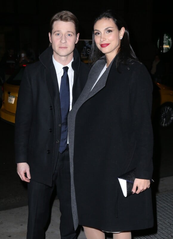Morena Baccarin enceinte et son compagnon Benjamin McKenzie - Arrivée des people à la 25ème soirée annuelle ‘Gotham Independent Film Awards' à New York, le 30 novembre 2015