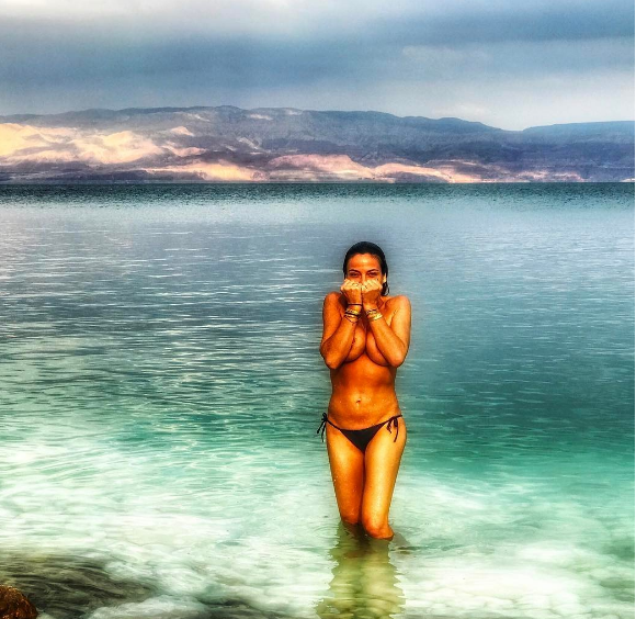 Sandra Zeitoun en vacances en Israël avec son chéri Tomer Sisley - Photo publiée sur Instagram en mars 2017