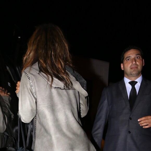 Exclusif - Halle Berry sort d'une soirée d'anniversaire organisée au restaurant Cecconi's à Los Angeles, le 8 juin 2017.