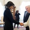Donald, Melania Trump et le Pape François au Vatican. Le 24 mai 2017.