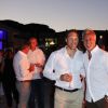 Pierrick Bourgeat, David Ginola - Personnalités lors de la soirée du Mapauto Golf Cup, au Clos des Roses à Fréjus. Le 10 juin 2017