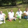 Gildas Bonny, Luc Molinas, Vincent Raimondi, Christophe Pinna - Compétition "Old Course" lors du Mapauto Golf Cup à Saint-Raphaël-Valescure. Le 10 juin 2017