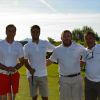 Frédéric Déhu, Clément Grenier, Jean Charles Orioli, Albert Emon - Compétition "Old Course" lors du Mapauto Golf Cup à Saint-Raphaël-Valescure. Le 10 juin 2017