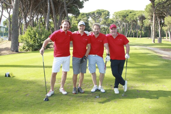 Olivier Hermange, Pierrick Bourgeat, Fabrice Deville, Frédéric Berron - Compétition "Old Course" lors du Mapauto Golf Cup à Cannes Mandelieu. Le 9 juin 2017