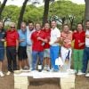 Jordan Bakalian, Michel Le Moal, Jean Etienne Matton, Frank Scigala, Jean-Stéphane Camerini, Victor Dubuisson, Antoine Maisetti, Frédéric Goux, Christophe Coutal - Compétition "Old Course" lors du Mapauto Golf Cup à Cannes Mandelieu. Le 9 juin 2017