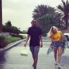 Anthony Martial et sa chérie Mélanie Da Cruz, ex-candidate de Secret Story 9 sur NT1, ensemble à Dubaï.