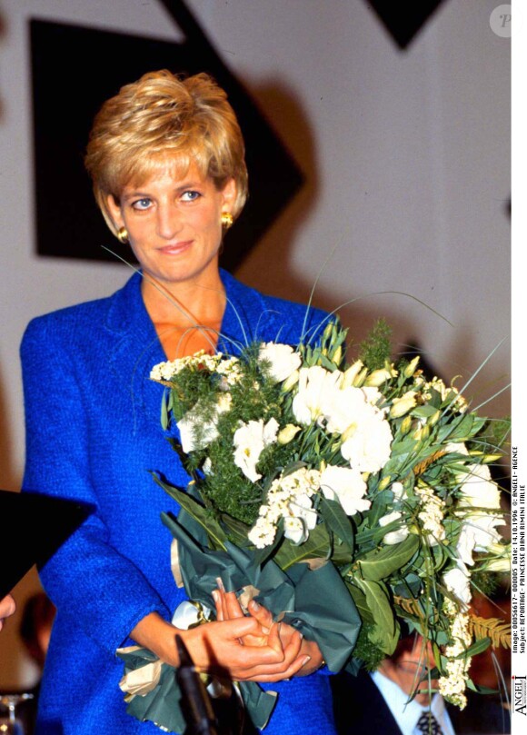 Lady Diana en Italie, le 14 octobre 1996
