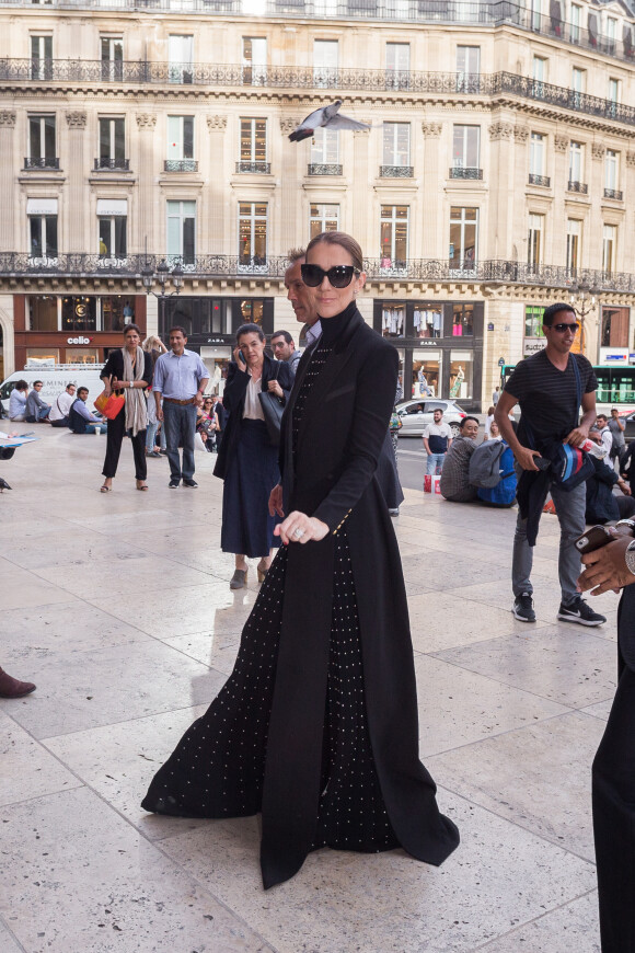 Semi Exclusif - Céline Dion à l'Opéra Garnier à Paris le 13 juin 2017.