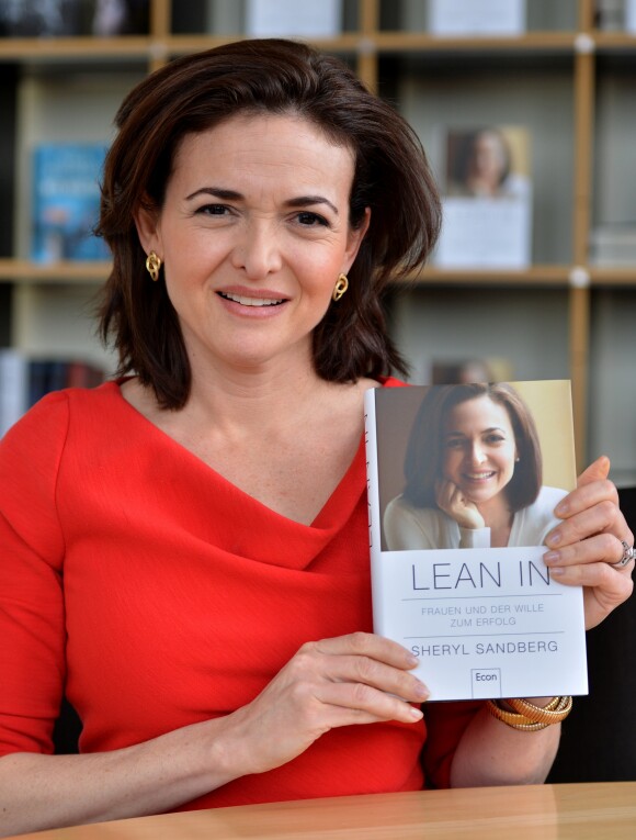 Sheryl Sandberg lors de la promotion de son livre "Lean in", à Berlin le 19 avril 2013.