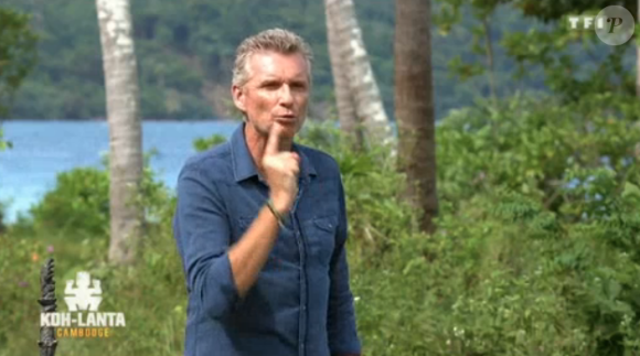 Denis Brogniart - Finale de "Koh-Lanta Cambodge", le 16 juin 2017 sur TF1.