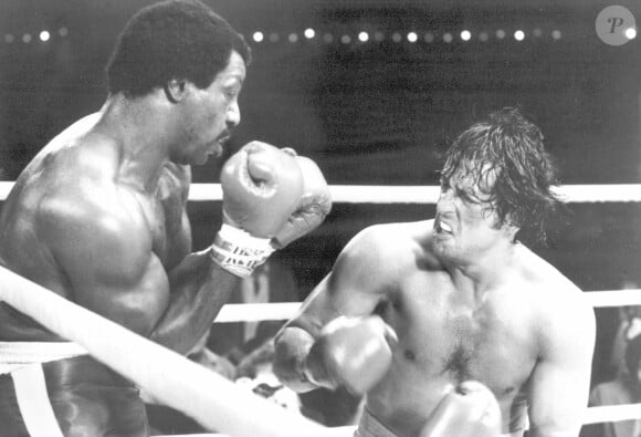 "Rocky 2" en 1979, avec Sylvester Stallone et Carl Weathers.