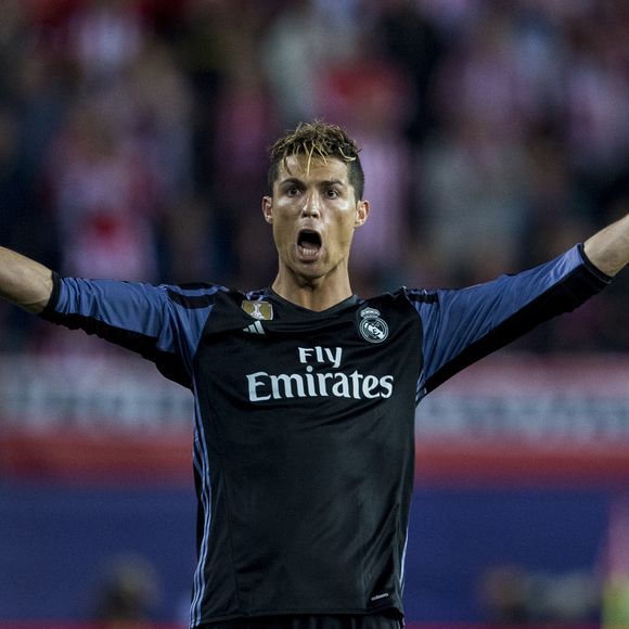 Cristiano Ronaldo lors du match de Ligue des Champions, Demi-finale, Match 2, Atlético Madrid - Real Madrid au stade Vicente Calderon à Madrid, Espagne, le 10 mai 2017.