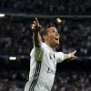 Cristiano Ronaldo lors du quart de finale retour de la Ligue des champions, Real Madrid - Bayern Munich au stade Santiago Bernabeu à Madrid, Espagne, le 18 avril 2017.