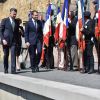 Emmanuel Macron participe à la cérémonie de commémoration de l'Appel du 18 juin du Général de Gaulle au Mont Valérien le 18 juin 2017. © Christian Liewig / Pool / Bestimage
