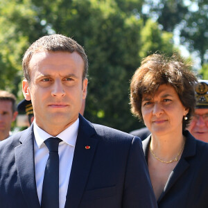 Sylvie Goulard, ministre des Armées - Emmanuel Macron participe à la cérémonie de commémoration de l'Appel du 18 juin du Général de Gaulle au Mont Valérien le 18 juin 2017. © Christian Liewig / Pool / Bestimage