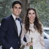 Mariage du footballeur espagnol du Borussia Dortmund Marc Bartra et de Melissa Jimenez à Barcelone le 18 juin 2017.