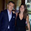 Exclusif - François Sarkozy et sa fille Katinka - La douzième édition du déjeuner "Pères & Filles" au Café de la Paix à Paris. Le 16 juin 2017 © Julio Piatti / Bestimage