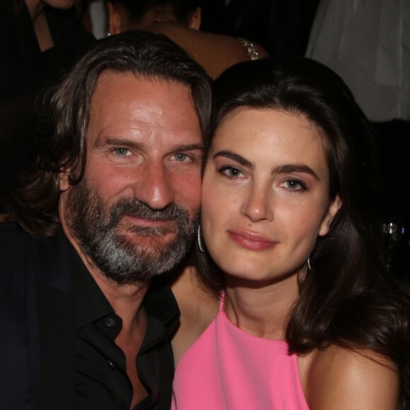 Exclusif - Frédéric Beigbeder et sa femme Lara Micheli lors de la soirée "Sandra and Co" pendant le 70 ème Festival de Cannes, le 20 mai 2017. © Denis Guignebourg/Bestimage