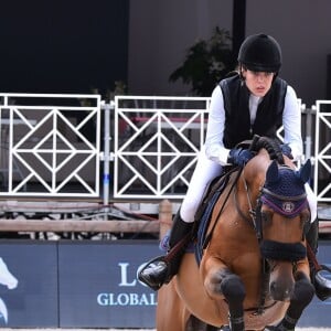 Charlotte Casiraghi lors du Jumping international de Monte-Carlo, étape du Longines Global Champions Tour, le 23 juin 2017 à Monaco. © Bruno Bebert / Bestimage