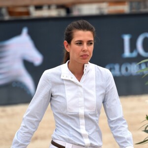 Charlotte Casiraghi lors du Jumping international de Monte-Carlo, étape du Longines Global Champions Tour, le 23 juin 2017 à Monaco. © Bruno Bebert / Bestimage