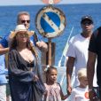 Exclusif - Beyoncé et son mari Jay Z en vacances sur l'Ile de Lipari en Sicile avec leur fille Blue Ivy le 12 août 2016.