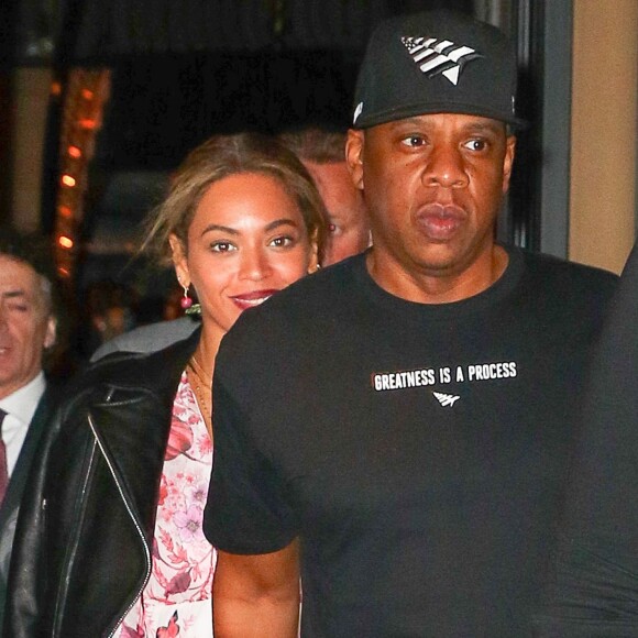 Beyonce Knowles et son mari Jay-Z sont allés diner au restaurant Del Posto à New York, le 24 mai 2016.